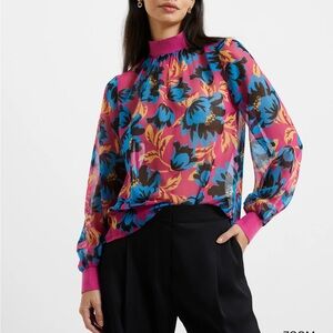 French Connection Darla Eloise High Neck Top